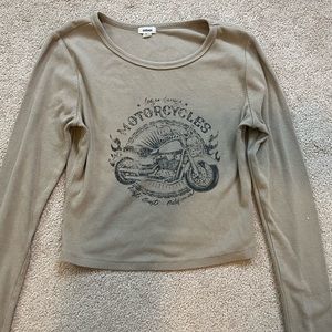 Garage Kimmy Long Sleeve Crewneck Top